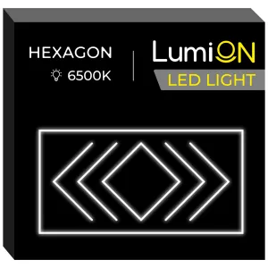 JAKS Stropné LED svetlo LumiOn Rozmery: 531 x 291 cm, Tvar: Hexagon, Model: LO-1