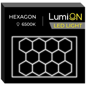 JAKS Stropné LED svetlo LumiOn Rozmery: 531 x 291 cm, Tvar: Hexagon, Model: LO-1
