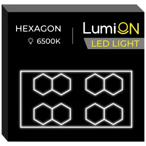 JAKS Stropné LED svetlo LumiOn Rozmery: 531 x 291 cm, Tvar: Hexagon, Model: LO-1
