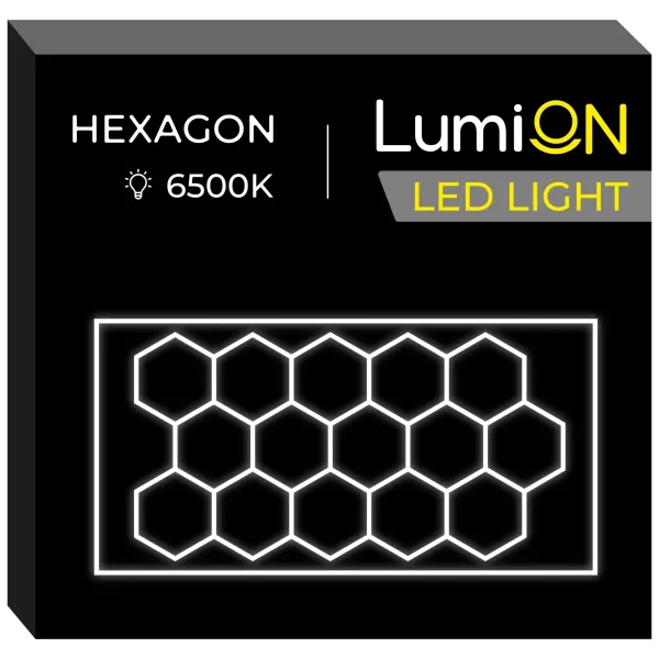 JAKS Stropné LED svetlo LumiOn Rozmery: 531 x 291 cm, Tvar: Hexagon, Model: LO-1