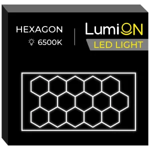 JAKS Stropné LED svetlo LumiOn Rozmery: 531 x 291 cm, Tvar: Hexagon, Model: LO-1