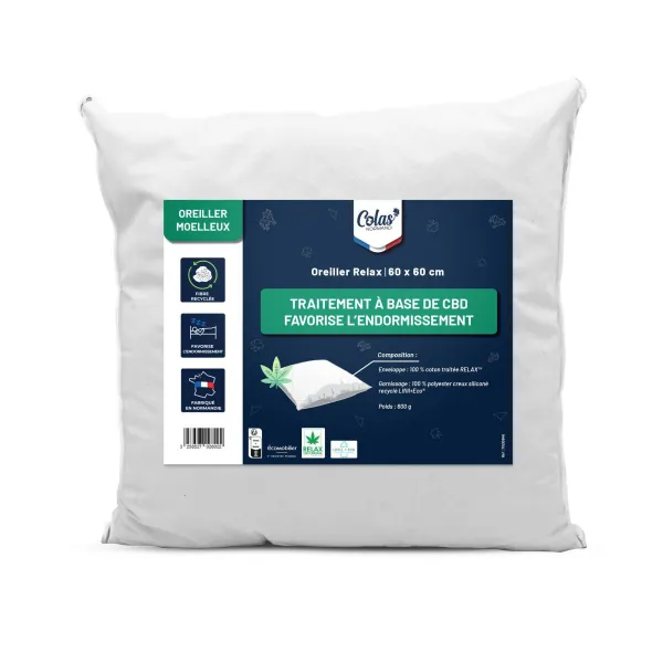 Mäkký relaxačný vankúš Technológia Relax CBD™
