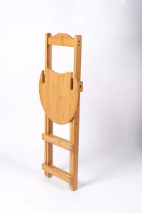 Die moderne Hausfrau Bambusová barová židle, skládací