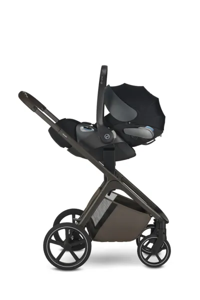 EASYWALKER Kočík kombinovaný Zoey Chestnut Brown + CYBEX Aton B2 i-Size + základňa
