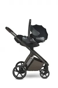 EASYWALKER Kočík kombinovaný Zoey Chestnut Brown + CYBEX Aton B2 i-Size + základňa