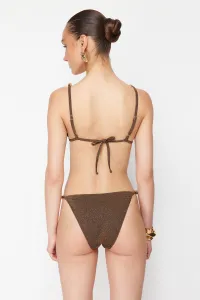 Trendyol X Zeynep Tosun Brown Accessory Detailed Accessory Bikini Set