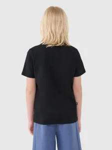 Chlapčenské tričko s krátkym rukávom 4F JUNIOR TSHIRT M2186-20S-DEEP BLACK