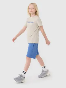 Chlapčenské tričko s krátkym rukávom 4F JUNIOR TSHIRT M2186-12S-CREME