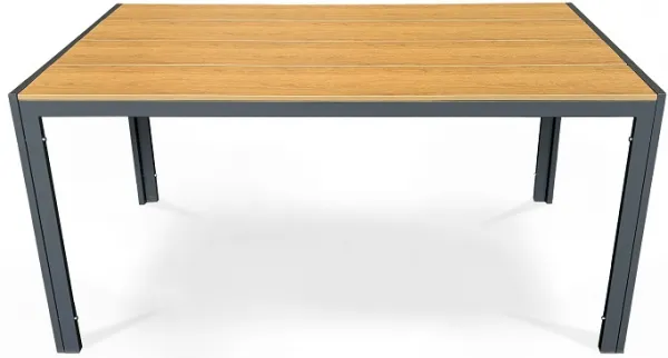 AUTRONIC záhradný stôl AZT-S1215 OAK prírodný, polywood