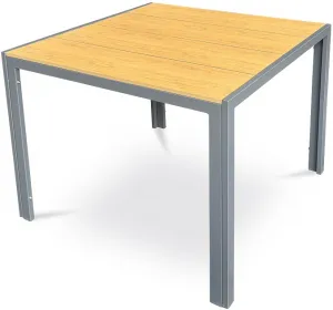 AUTRONIC záhradný stôl AZT-S1209 OAK prírodný, polywood