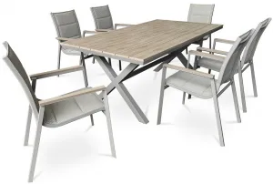 AUTRONIC záhradný stôl AZT-S1510 OAK prírodný, polywood