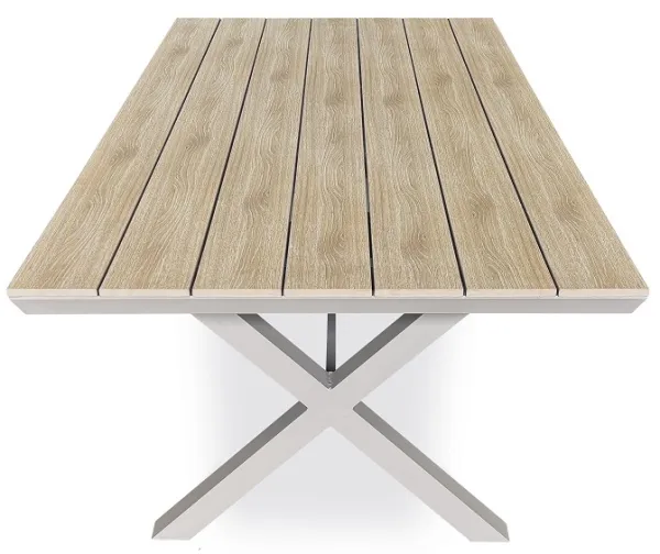 AUTRONIC záhradný stôl AZT-S1510 OAK prírodný, polywood