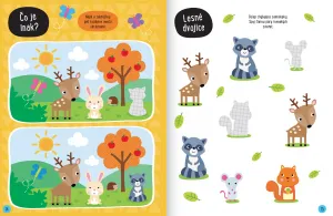 Zvieratá z lesa – Moje prvé samolepky