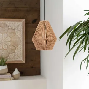 TooLight Závesná lampa La Belle Boho I čierna/hnedá