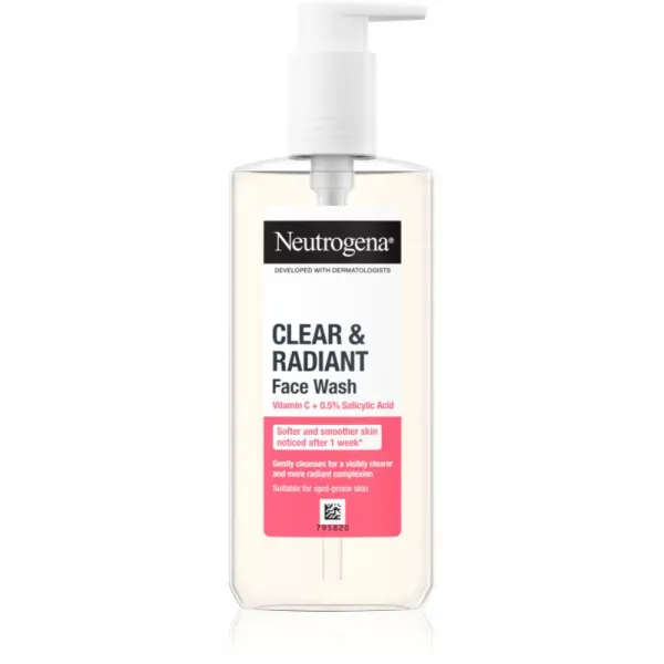 Neutrogena Clear & Radiant čistiaci gél 200 ml