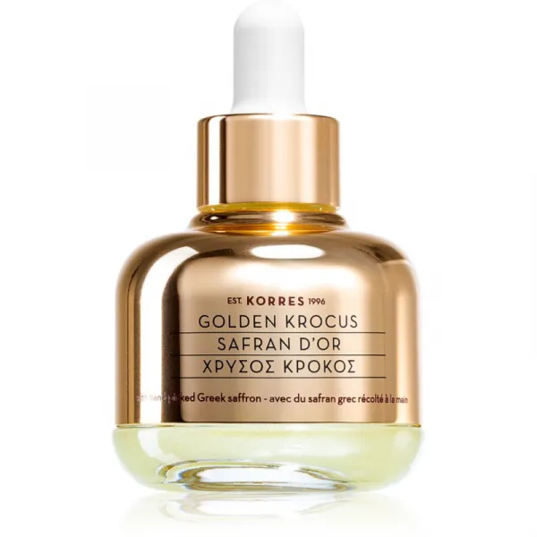 Korres Golden Krocus šafránový elixír proti starnutiu pleti 30 ml