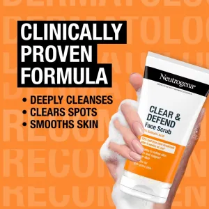 Neutrogena Clear & Defend peeling s kyselinou salicylovou 150 ml