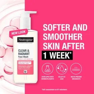 Neutrogena Clear & Radiant čistiaci gél 200 ml