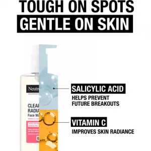 Neutrogena Clear & Radiant čistiaci gél 200 ml