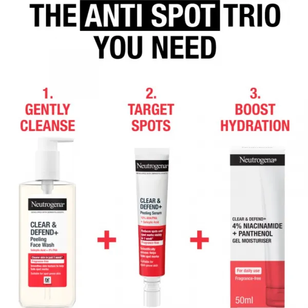 Neutrogena Clear & Defend+ sérum proti akné 30 ml