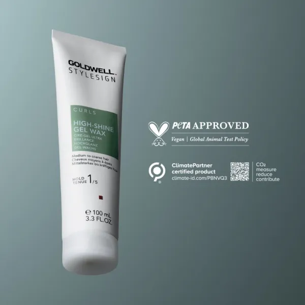 Goldwell StyleSign High-shine Gel Wax gélový vosk pre vlnité a kučeravé vlasy 100 ml
