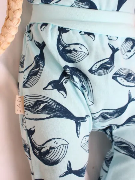Dojčenské polodupačky WHALES