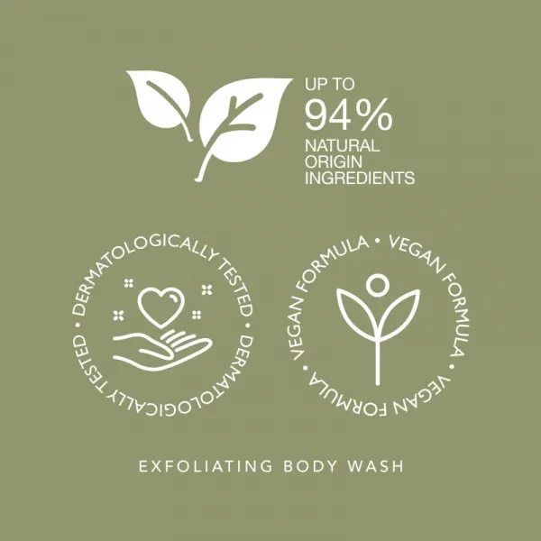 Mexx Inspired Nature exfoliačný sprchový gél s parfumáciou 200 ml