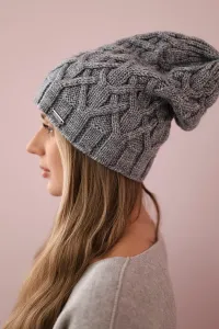 Kesi Čapica с fleece Sonia K201 tmavošedý