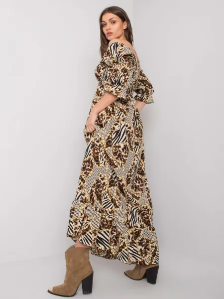 Dress-DHJ-SK-13965.71P-black-beige