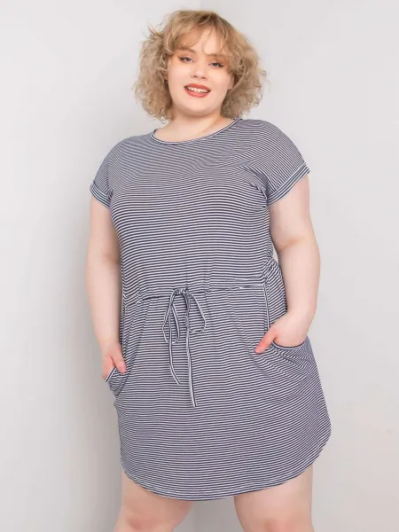 Dress-RV-SK-6632.25-white-navy blue