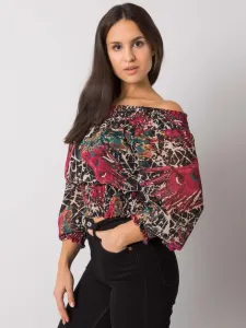 Blouse-DHJ-BZ-15175.05P-burgundy