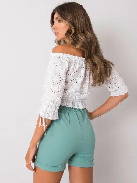 Shorts-DHJ-SN-13260.38P-Turquoise