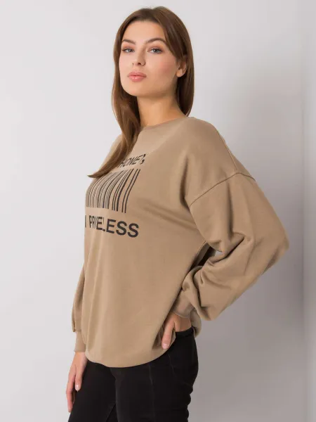 Sweatshirt-EM-BL-536/1U.84P-dark beige