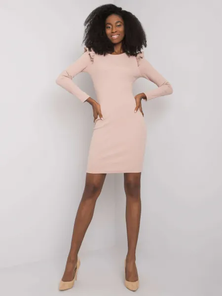 Dress-LA-SK-E37.29P-beige
