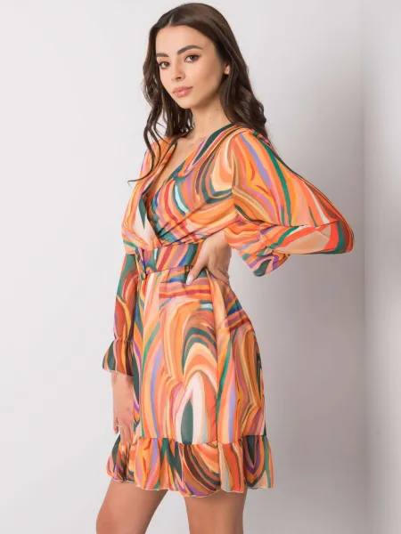 Dress-DHJ-SK-12220-4.21-Orange