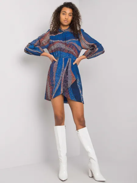 Dress-DHJ-SK-15265.90-dark blue