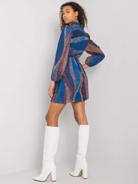 Dress-DHJ-SK-15265.90-dark blue