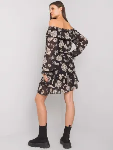 Dress-DHJ-SK-15015.56P-black-beige
