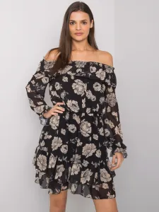 Dress-DHJ-SK-15015.56P-black-beige
