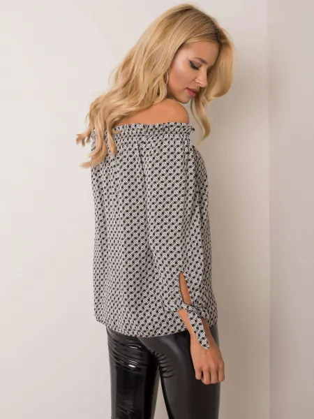 Blouse-D52211W10987B-black-white