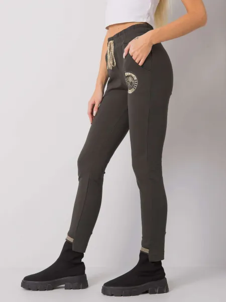 Sweatpants-RV-DR-6650.81P-dark khaki