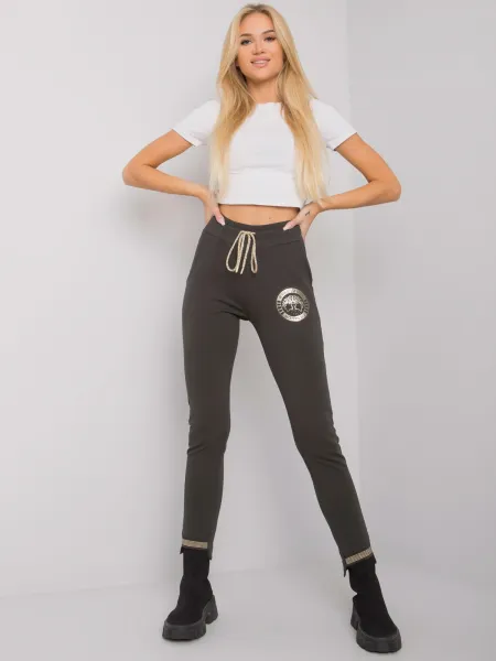 Sweatpants-RV-DR-6650.81P-dark khaki