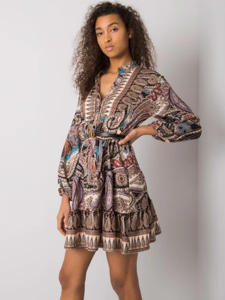 Dress-DHJ-SK-15053.61-black-beige