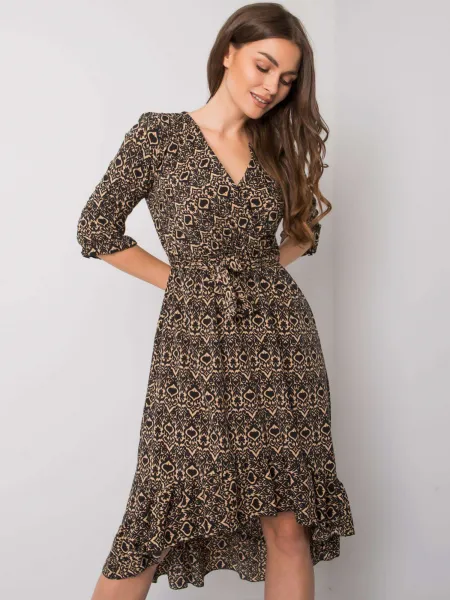 Dress-DHJ-SK-13865-1.53P-black-beige