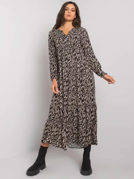 Dress-D73771M30225A1EN-black-beige