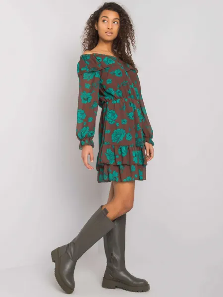Dress-DHJ-SK-15015.56P-brown