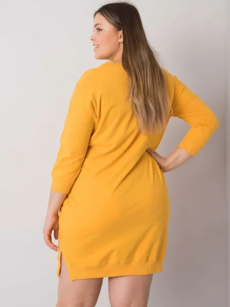 Dress-RV-SK-6836.55P-Dark Yellow