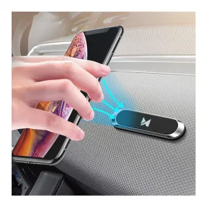 MG Flat magnetický držiak na mobil do auta na palubnú dosku, čierny (WMH-01)