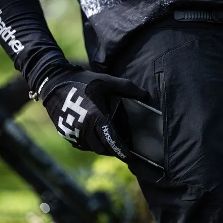 Horsefeathers DIGGER Pánske cyklistické rukavice, čierna, veľkosť