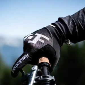 Horsefeathers DIGGER Pánske cyklistické rukavice, čierna, veľkosť